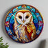 Bernadette Barn Owl Suncatcher Effect Clock